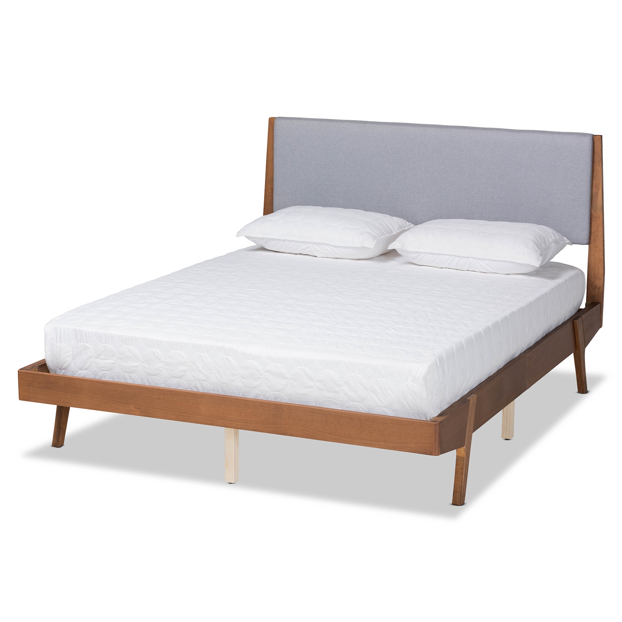 Baxton studio deals mid century bed